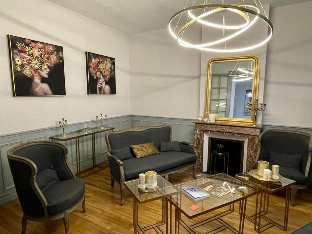 Suites Mana - La Perle Des Isles , Superbe Maison Art Deco Avec Balneotherapie Rethel Ngoại thất bức ảnh